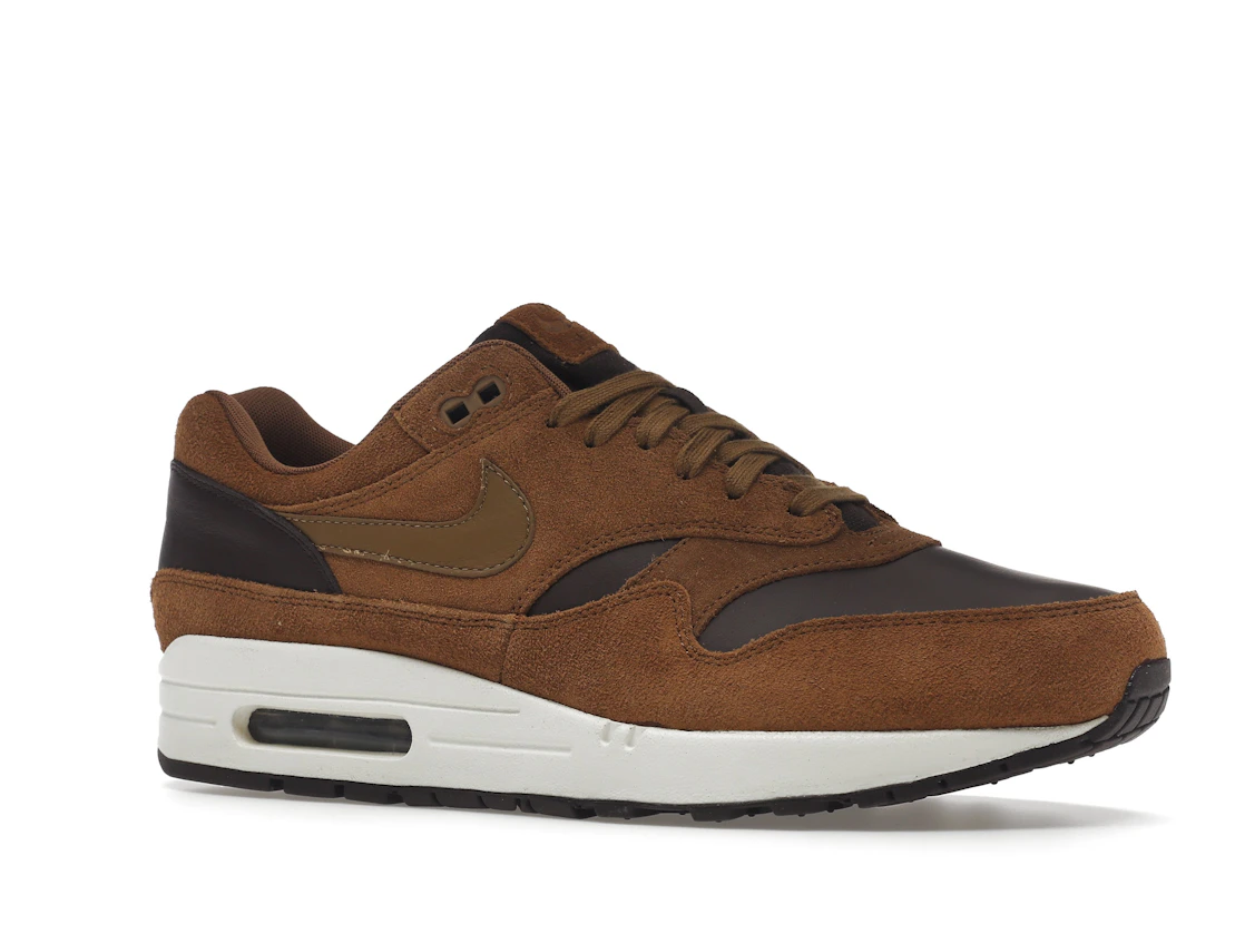 Vue 4 de Nike Air Max 1 Premium Leather Ale Brown