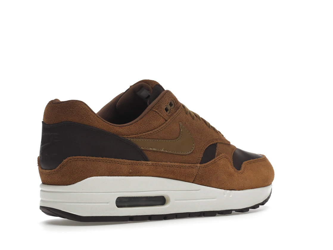 Vue 33 de Nike Air Max 1 Premium Leather Ale Brown