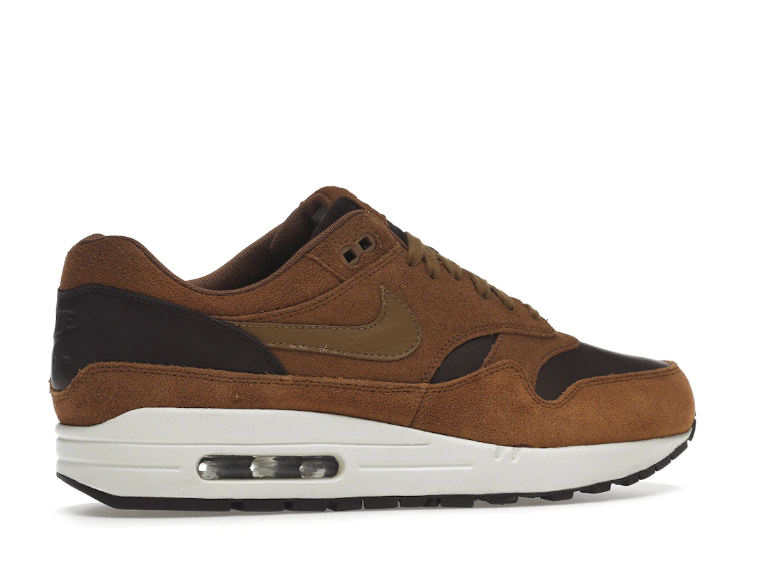 Vue 35 de Nike Air Max 1 Premium Leather Ale Brown