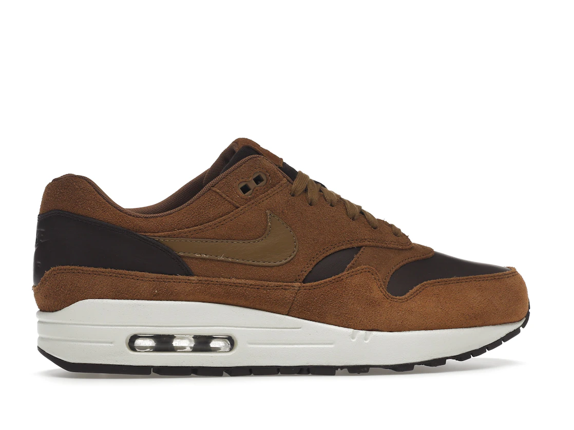 Vue 36 de Nike Air Max 1 Premium Leather Ale Brown