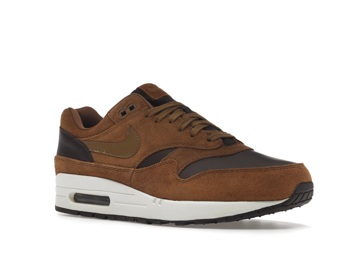 Vue 5 de Nike Air Max 1 Premium Leather Ale Brown