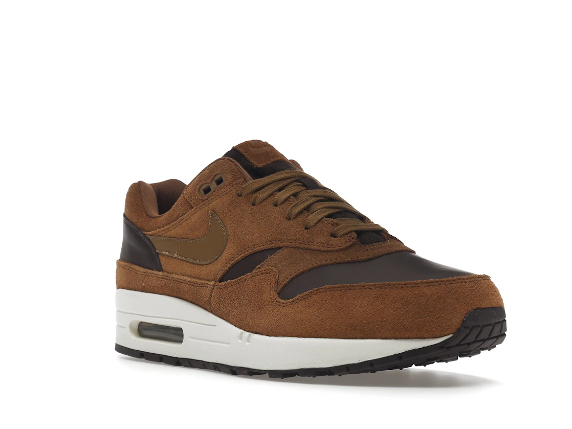 Vue 6 de Nike Air Max 1 Premium Leather Ale Brown