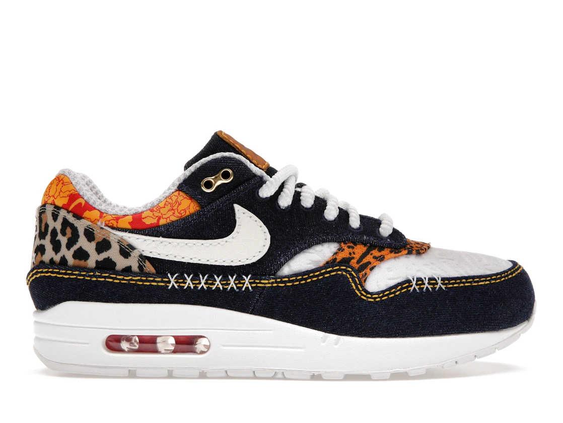 Vue 1 de Nike Air Max 1 Premium Denim Leopard