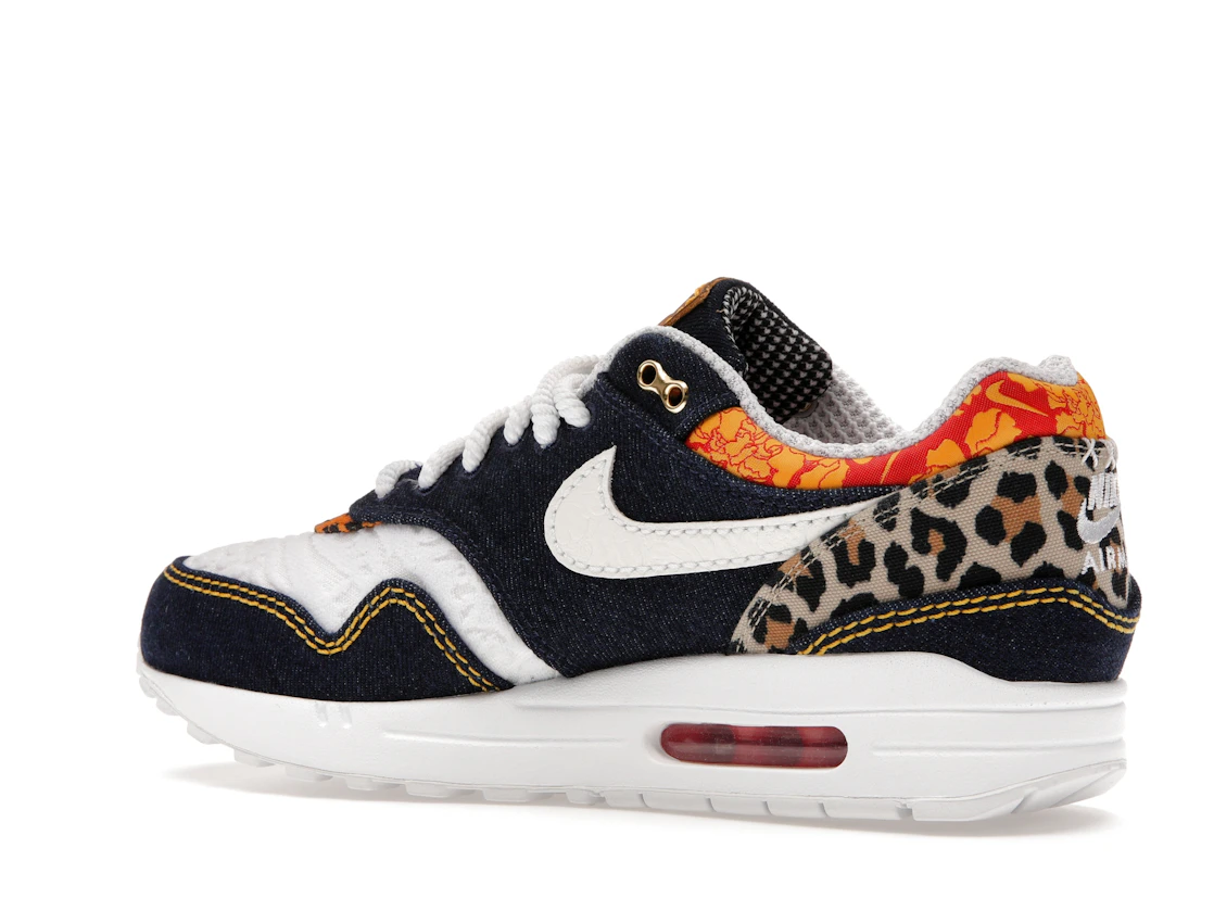 Vue 22 de Nike Air Max 1 Premium Denim Leopard