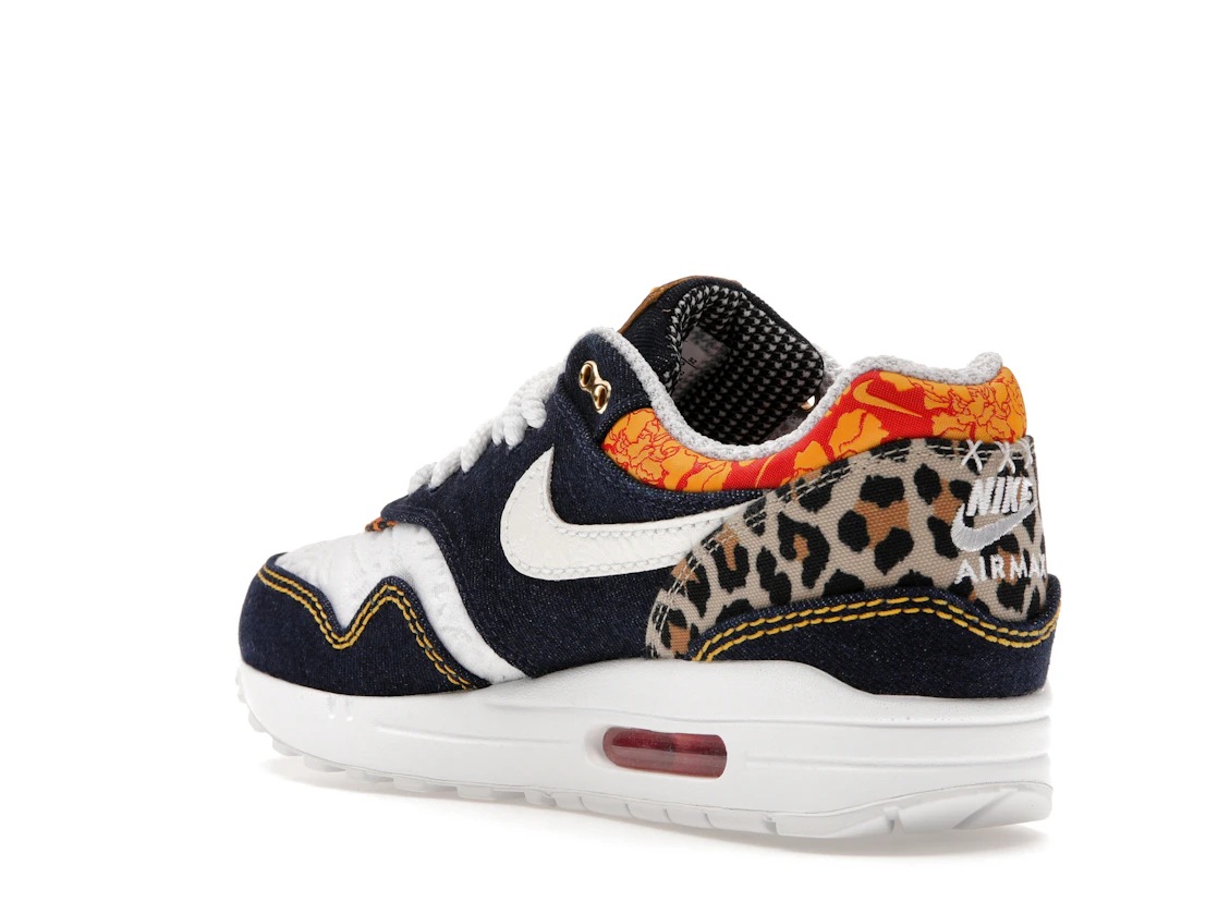 Vue 24 de Nike Air Max 1 Premium Denim Leopard