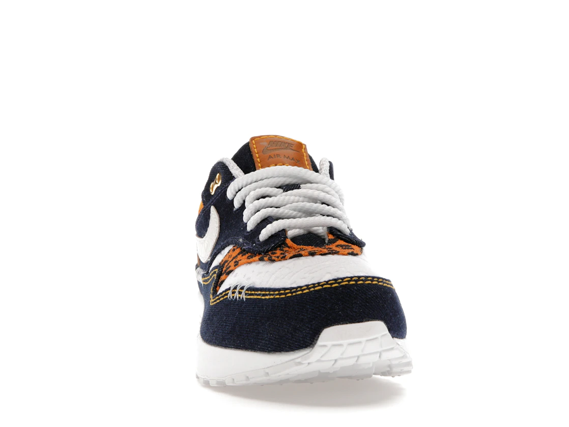 Vue 9 de Nike Air Max 1 Premium Denim Leopard