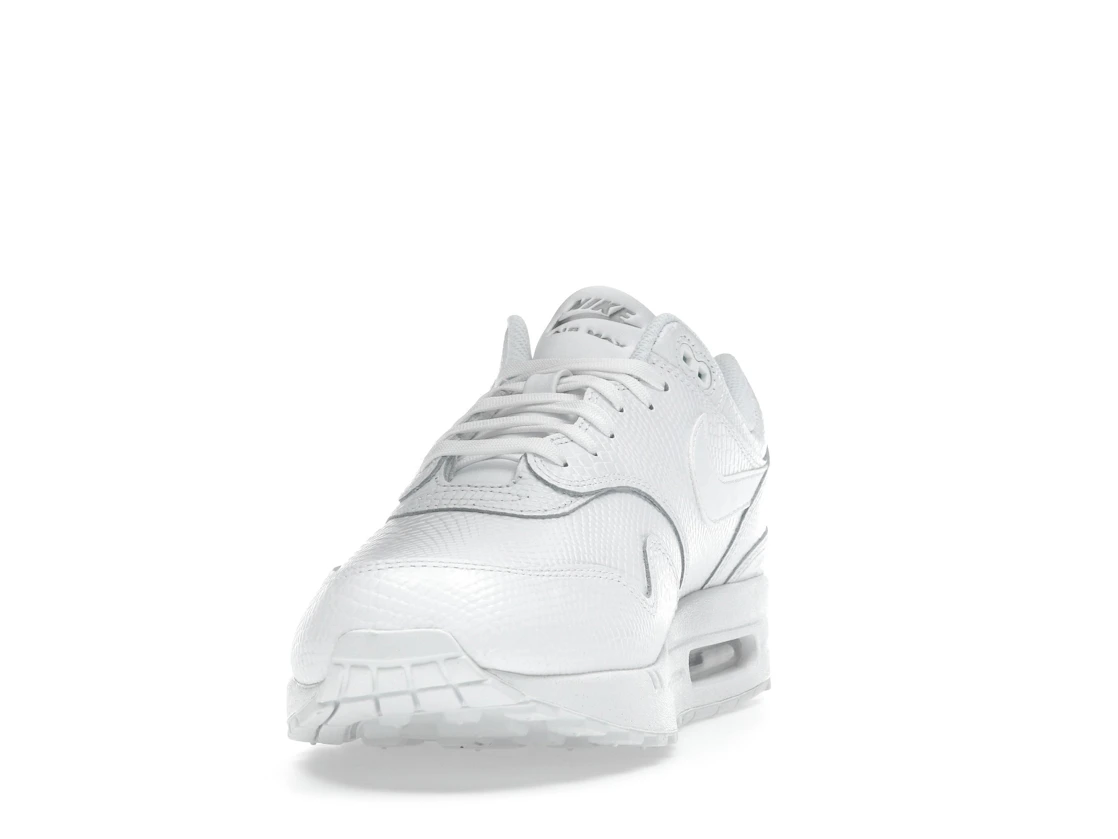 Vue 12 de Nike Air Max 1 Premium White Snakeskin