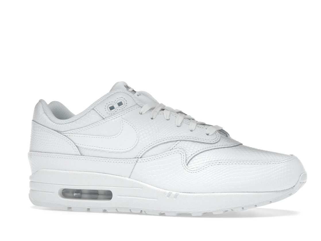 Vue 3 de Nike Air Max 1 Premium White Snakeskin