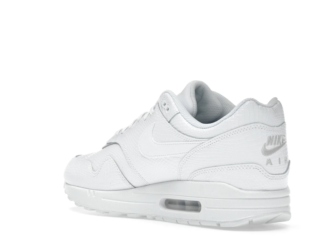 Vue 24 de Nike Air Max 1 Premium White Snakeskin