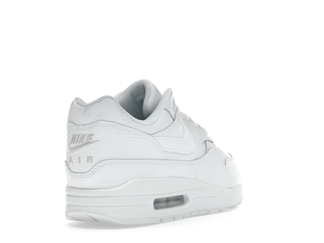 Vue 31 de Nike Air Max 1 Premium White Snakeskin