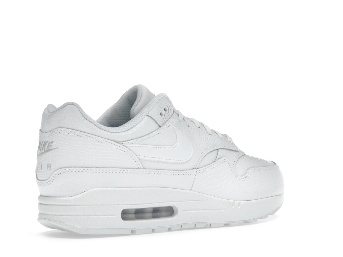 Vue 33 de Nike Air Max 1 Premium White Snakeskin