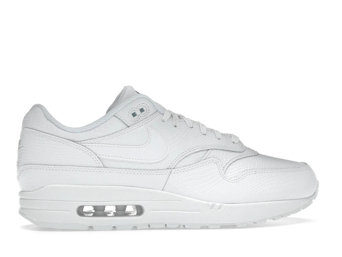 Vue 36 de Nike Air Max 1 Premium White Snakeskin