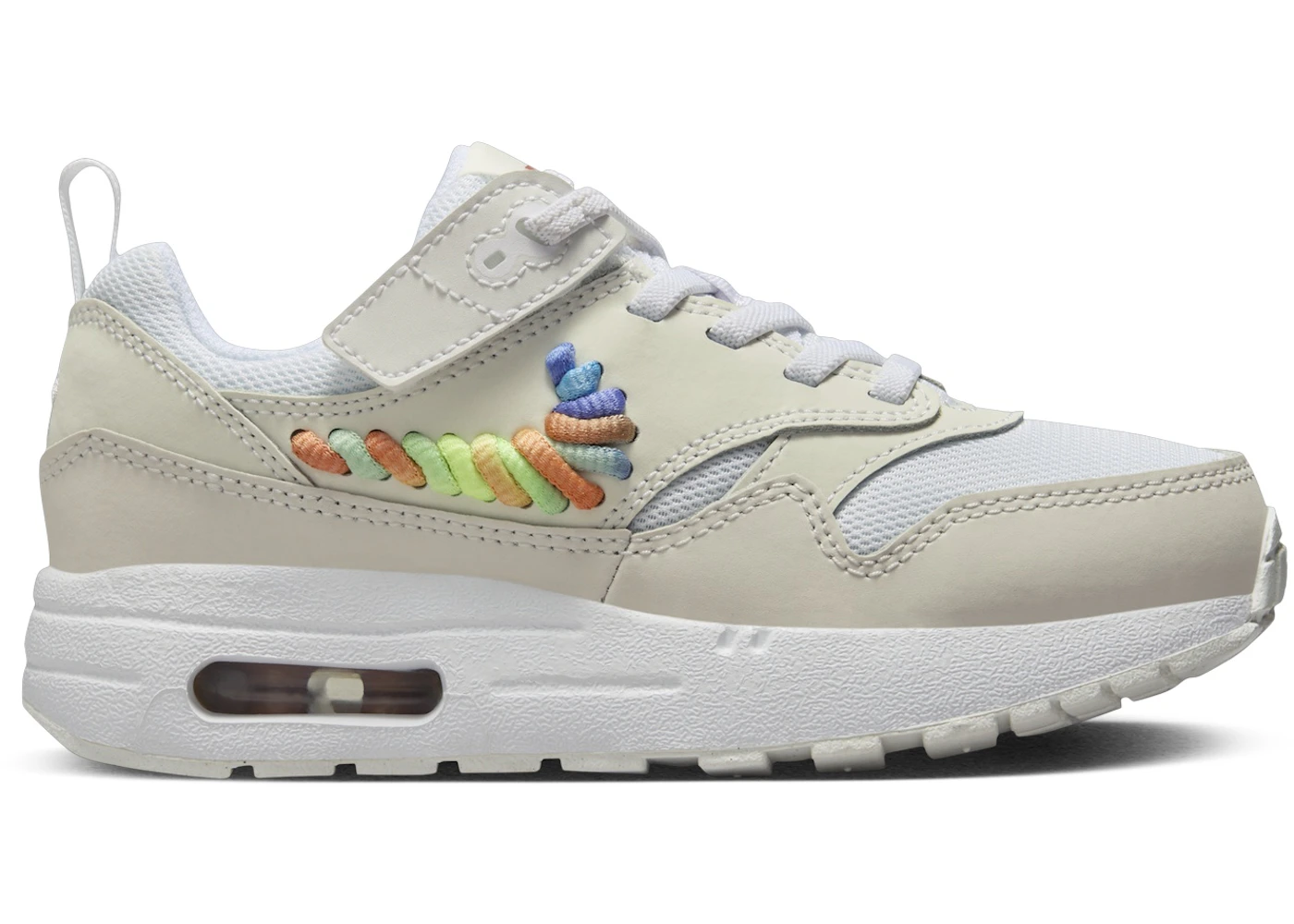 Nike Air Max 1 SE EasyOn White Summit White Terra Blush Multi-Color (PS)