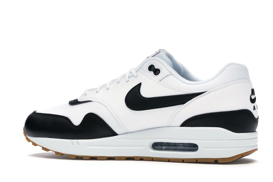 Vue 21 de Nike Air Max 1 SE White Black Gum