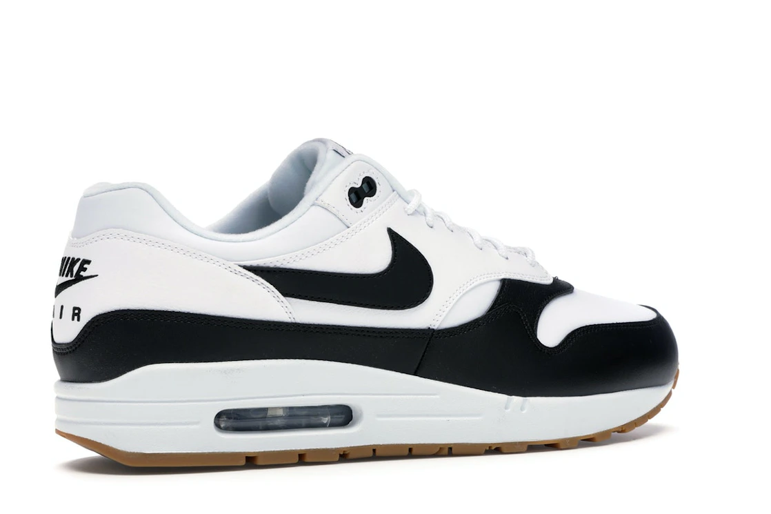 Vue 34 de Nike Air Max 1 SE White Black Gum