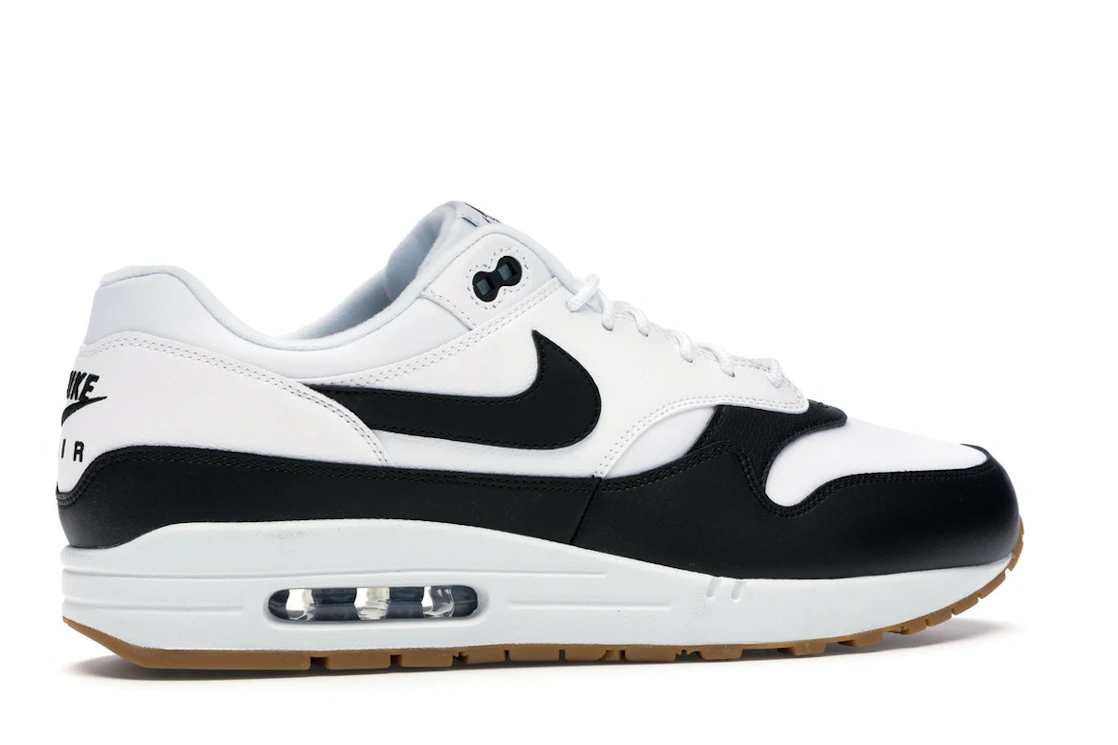 Vue 35 de Nike Air Max 1 SE White Black Gum