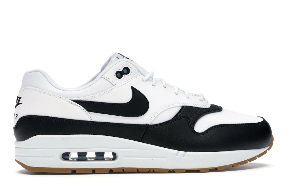 Vue 36 de Nike Air Max 1 SE White Black Gum