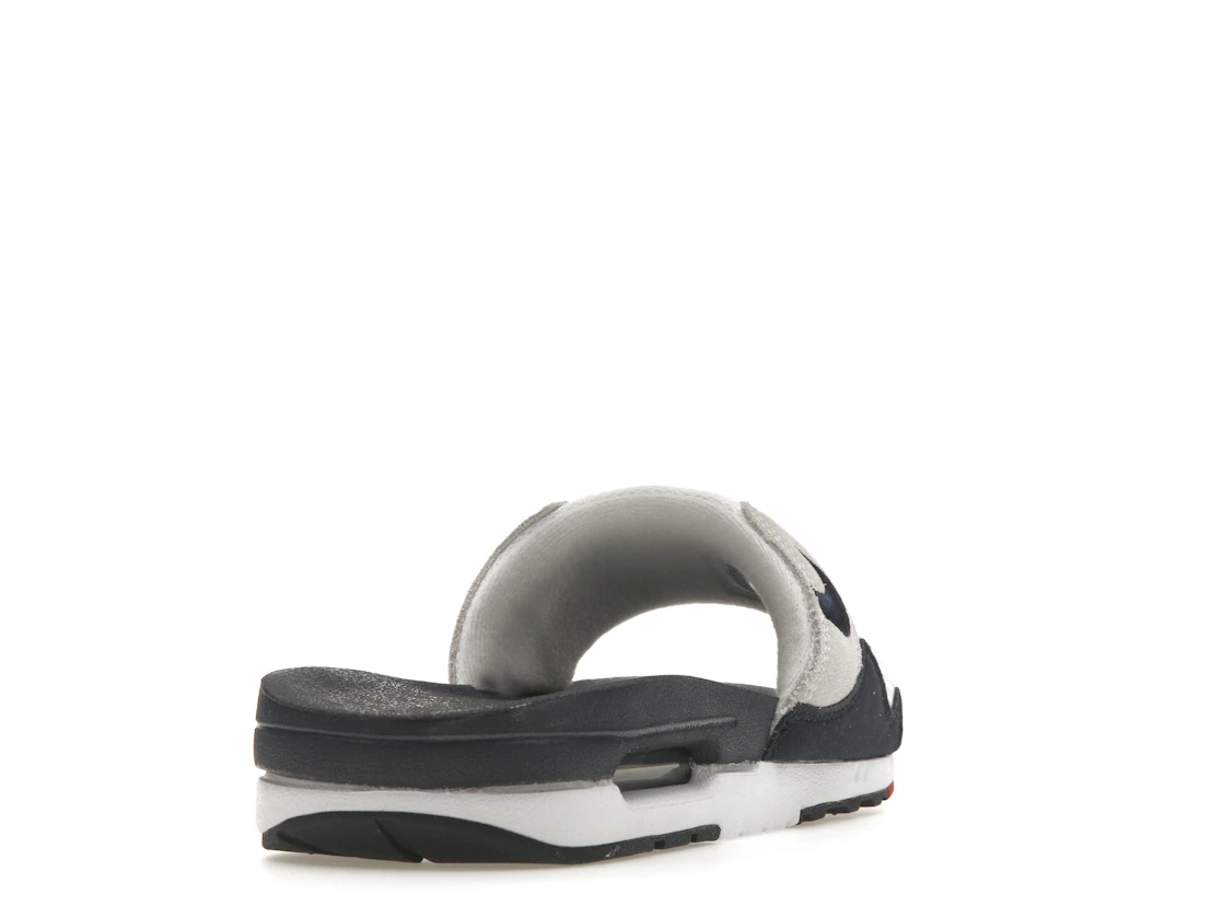 Vue 30 de Nike Air Max 1 Slide Obsidian University Red