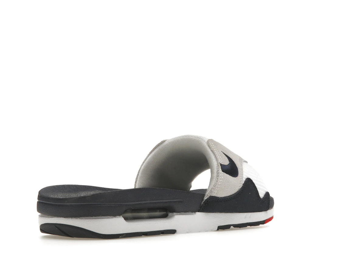 Vue 32 de Nike Air Max 1 Slide Obsidian University Red