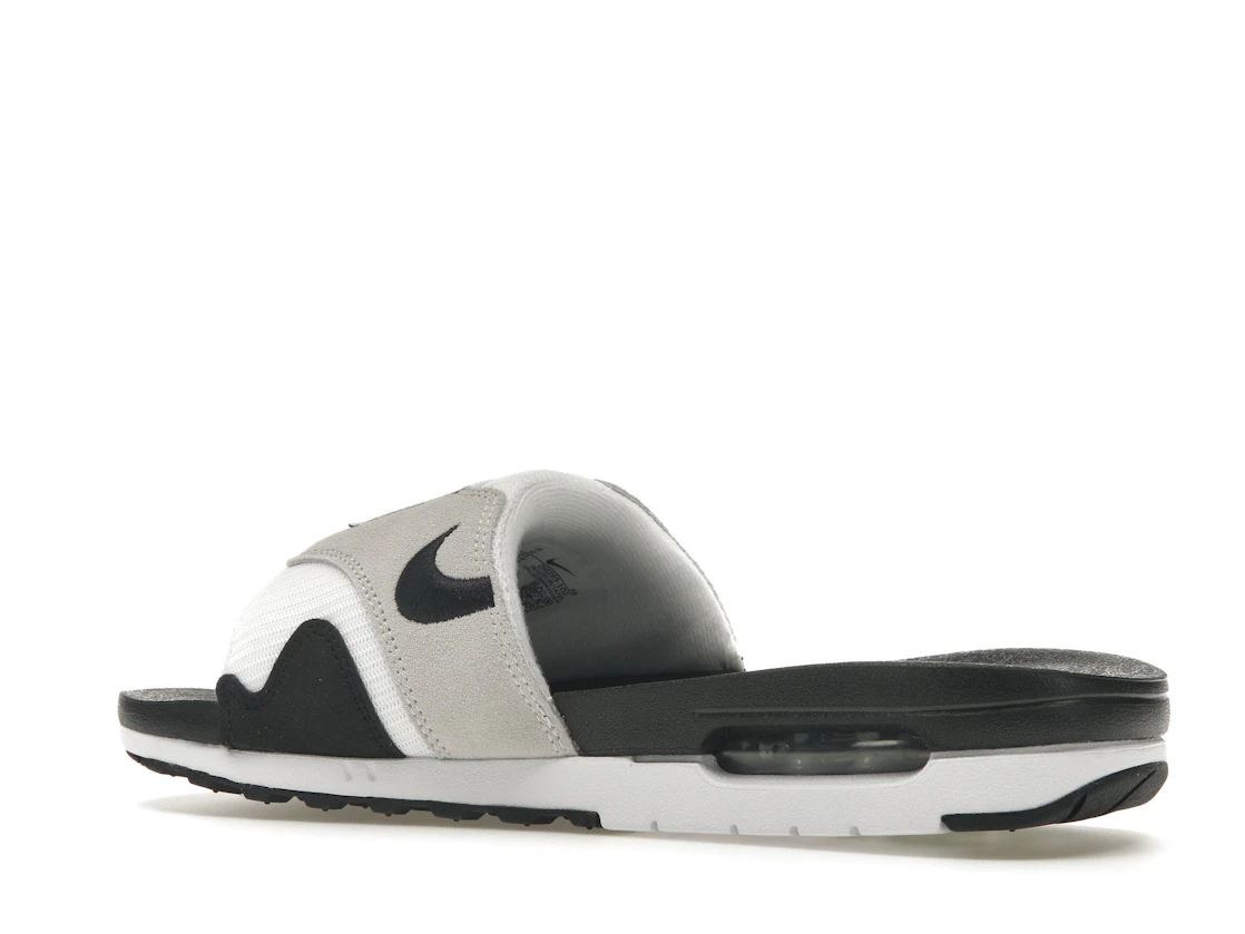 Vue 22 de Nike Air Max 1 Slide White Black