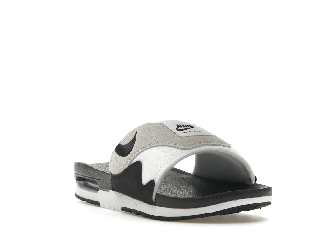 Vue 7 de Nike Air Max 1 Slide White Black