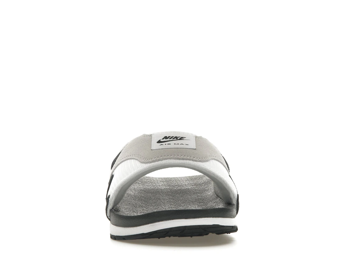 Vue 10 de Nike Air Max 1 Slide White Black