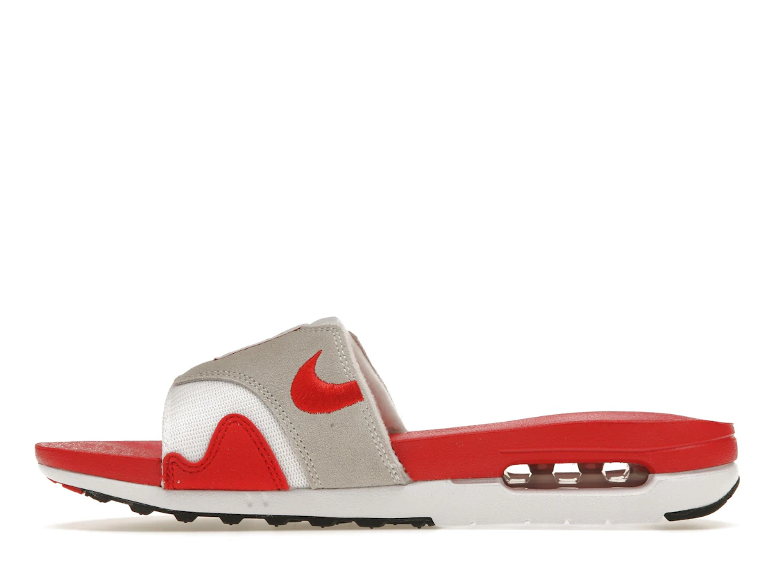 Vue 19 de Nike Air Max 1 Slide White University Red