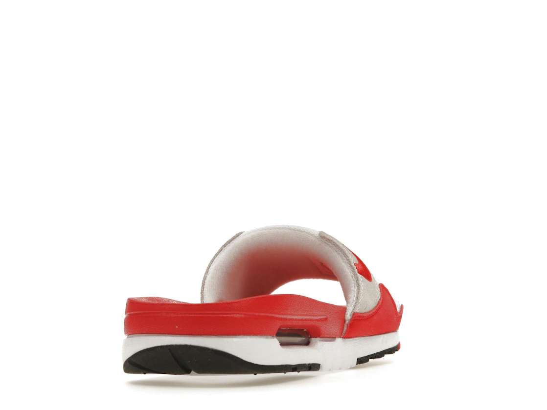 Vue 30 de Nike Air Max 1 Slide White University Red