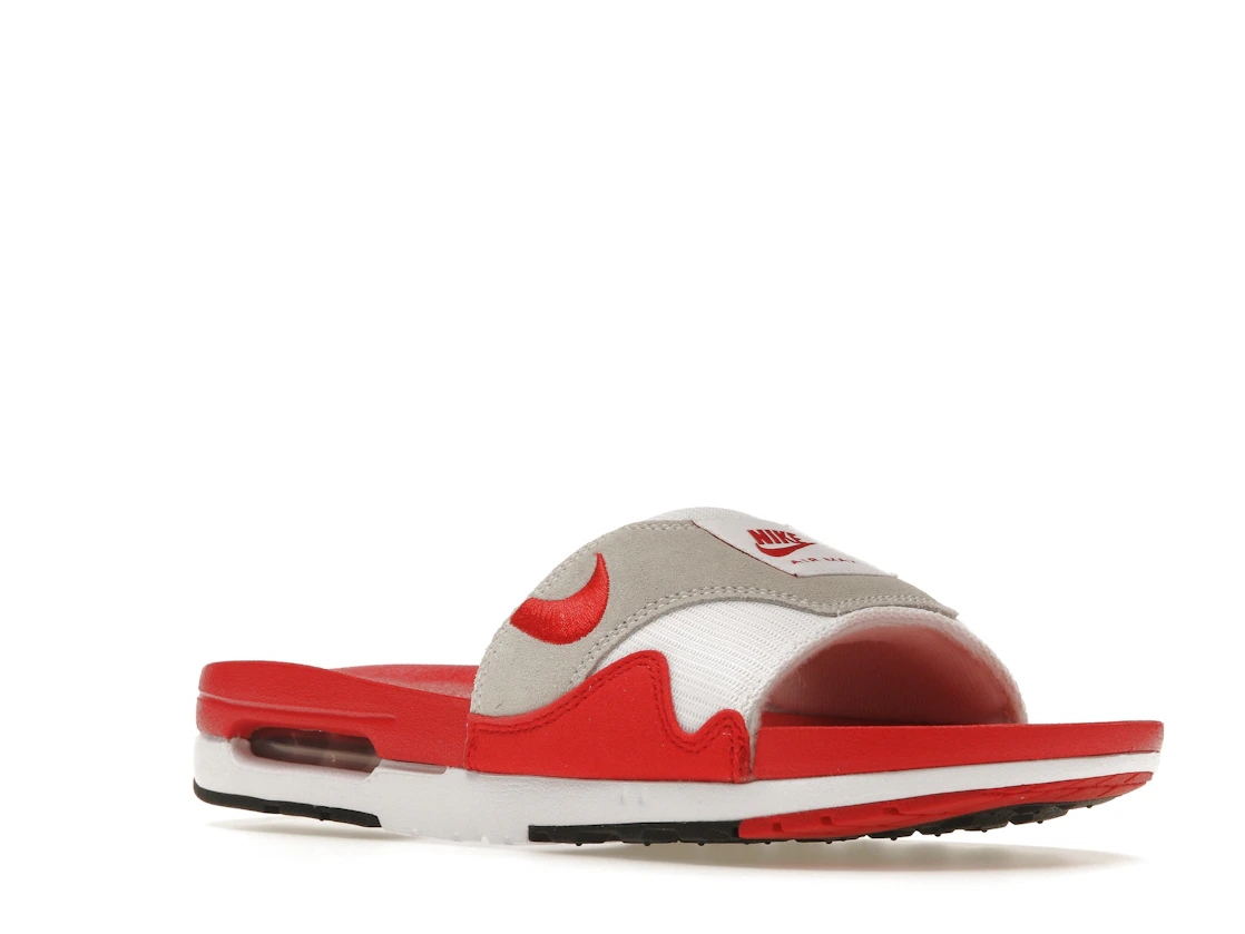 Vue 5 de Nike Air Max 1 Slide White University Red