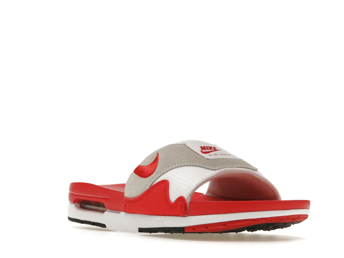 Vue 6 de Nike Air Max 1 Slide White University Red