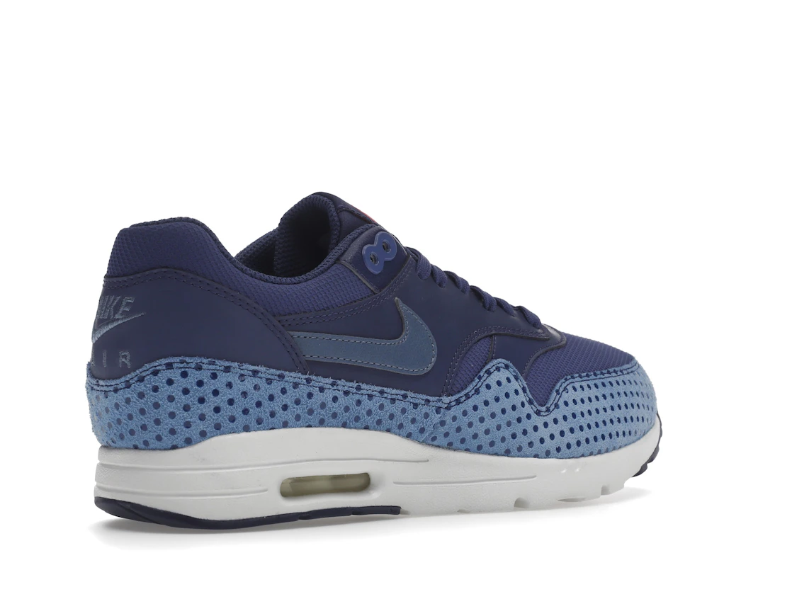 Vue 33 de Nike Air Max 1 Ultra Essential Dark Purple Dst Ocn Fog-Lyl Bl-Bright 