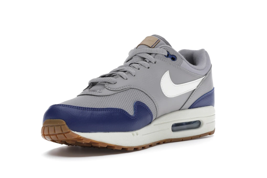 Vue 14 de Nike Air Max 1 Atmosphere Grey Deep Royal Blue
