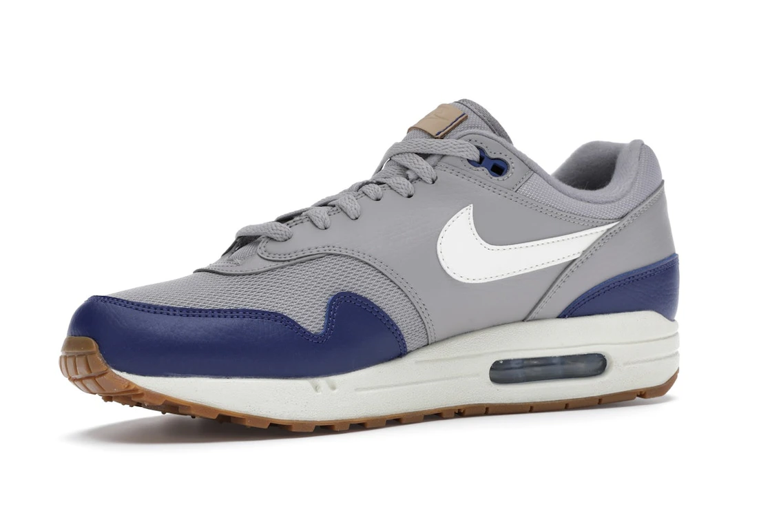 Vue 16 de Nike Air Max 1 Atmosphere Grey Deep Royal Blue