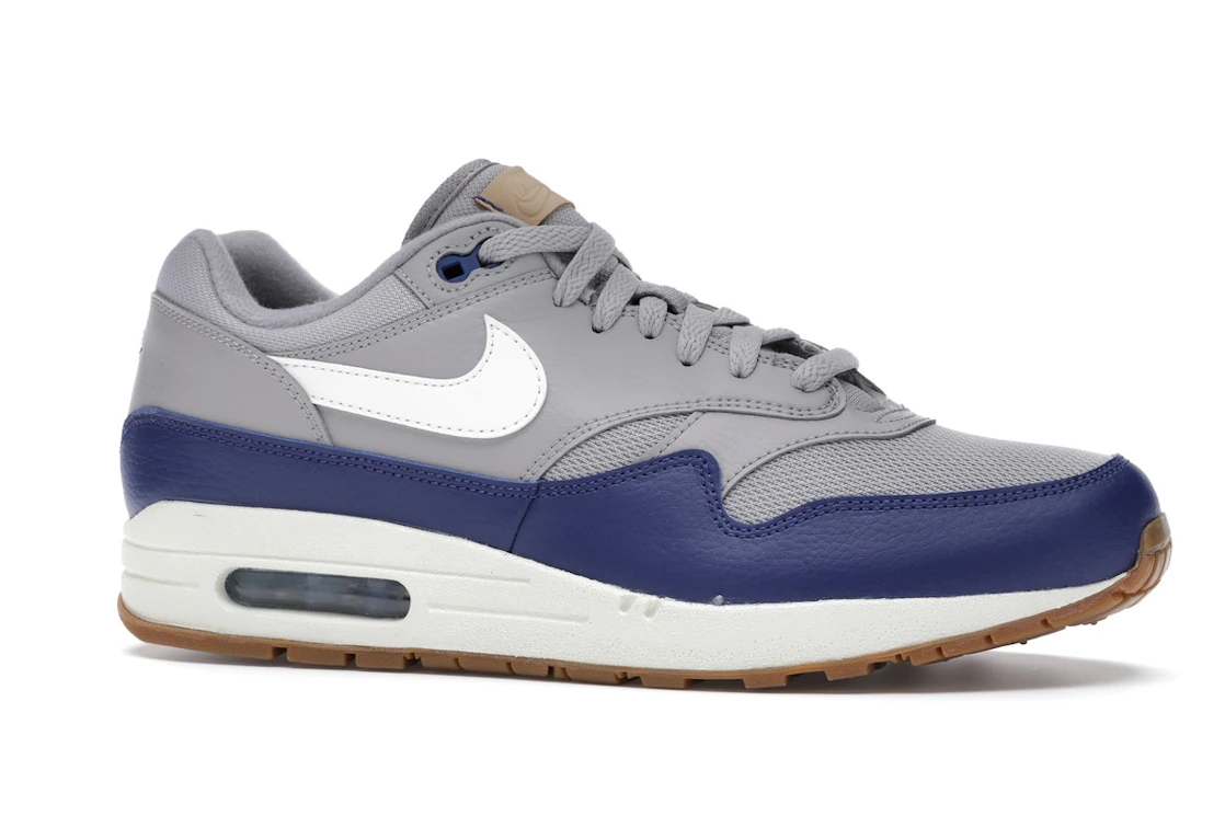 Vue 3 de Nike Air Max 1 Atmosphere Grey Deep Royal Blue