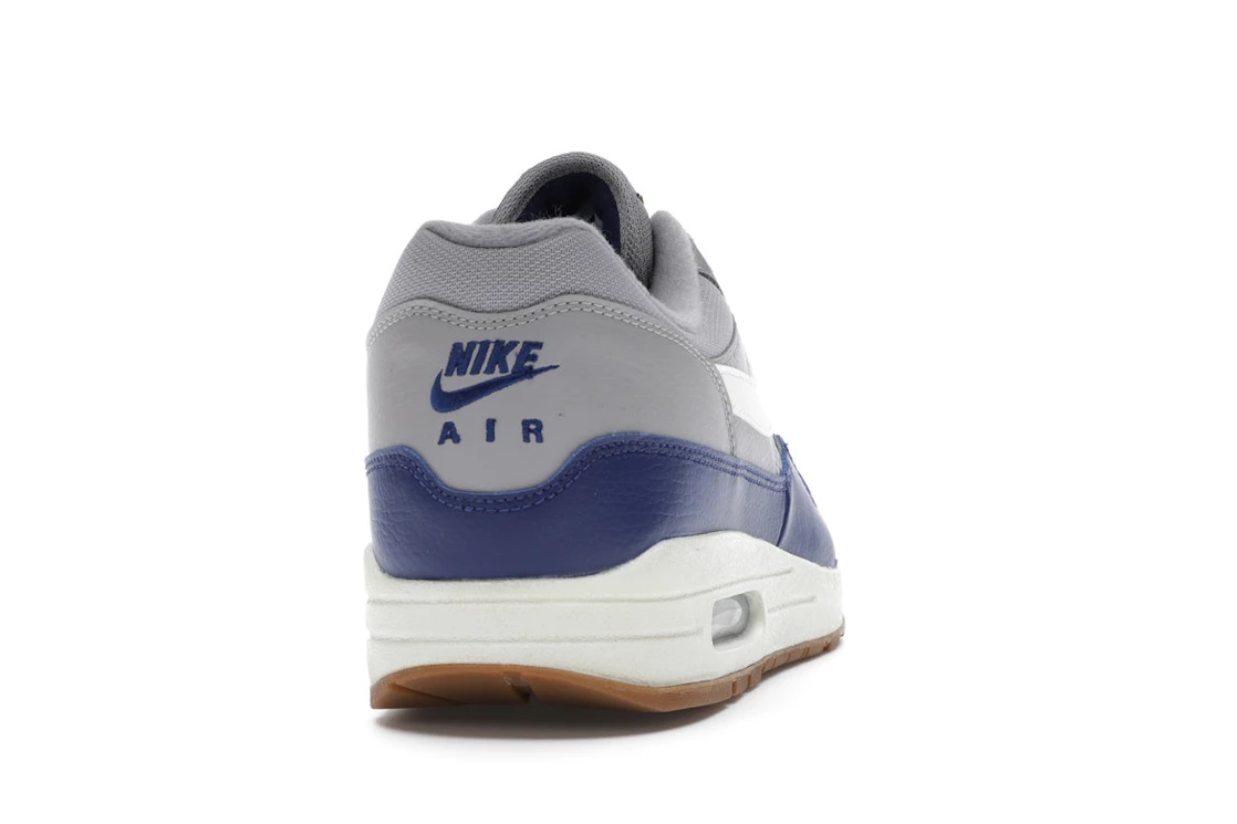 Vue 29 de Nike Air Max 1 Atmosphere Grey Deep Royal Blue