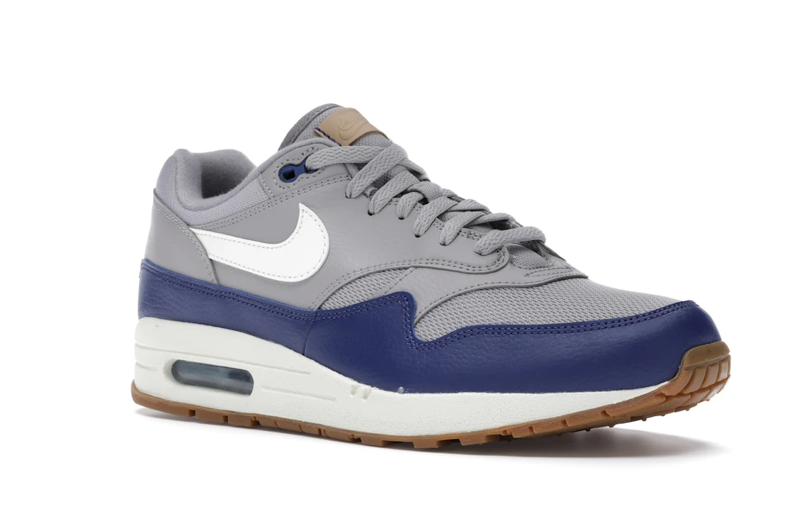 Vue 5 de Nike Air Max 1 Atmosphere Grey Deep Royal Blue