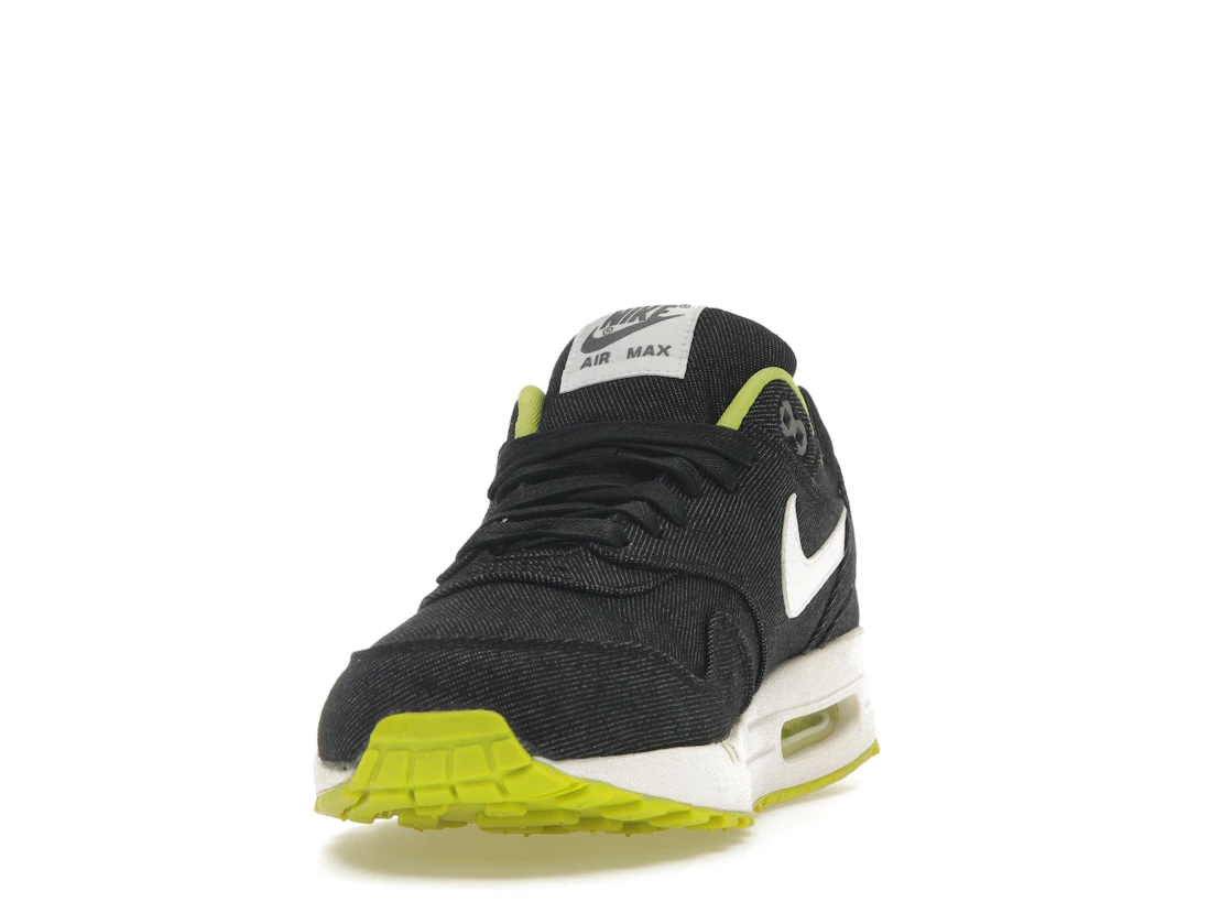 Vue 12 de Nike Air Max 1 Black Denim Cyber