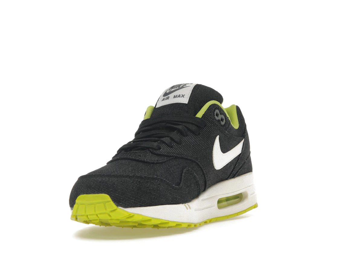 Vue 13 de Nike Air Max 1 Black Denim Cyber
