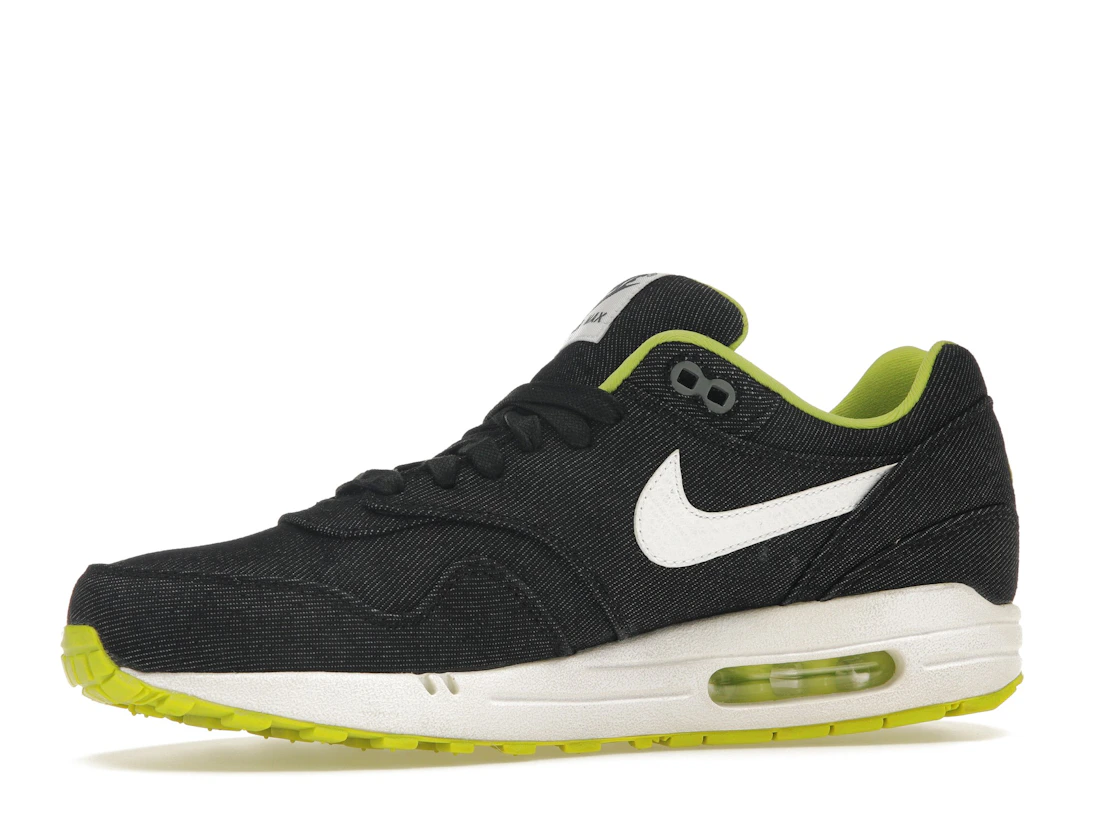 Vue 17 de Nike Air Max 1 Black Denim Cyber
