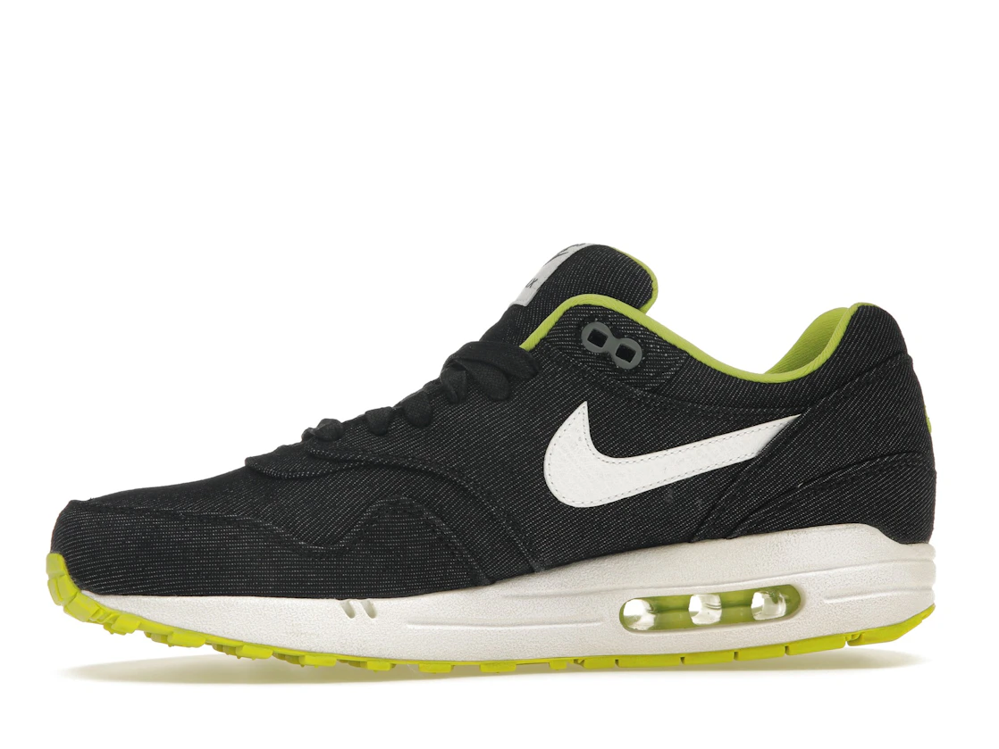 Vue 18 de Nike Air Max 1 Black Denim Cyber