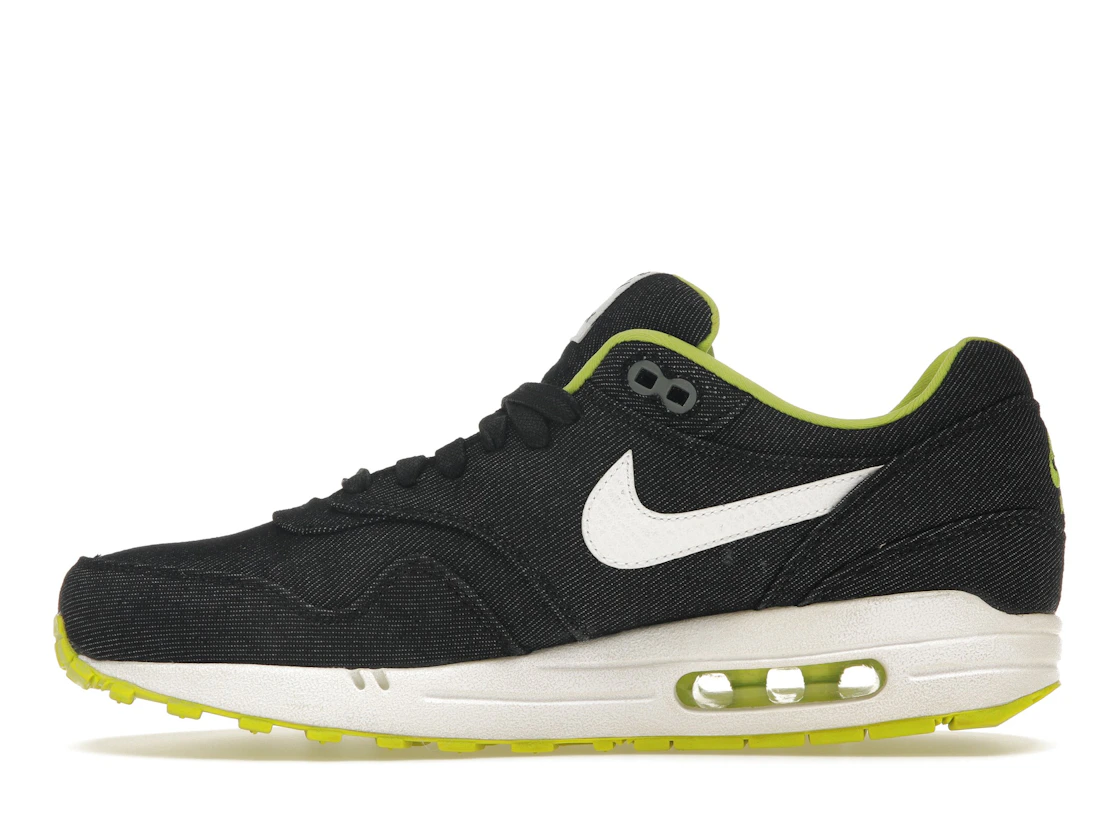 Vue 19 de Nike Air Max 1 Black Denim Cyber