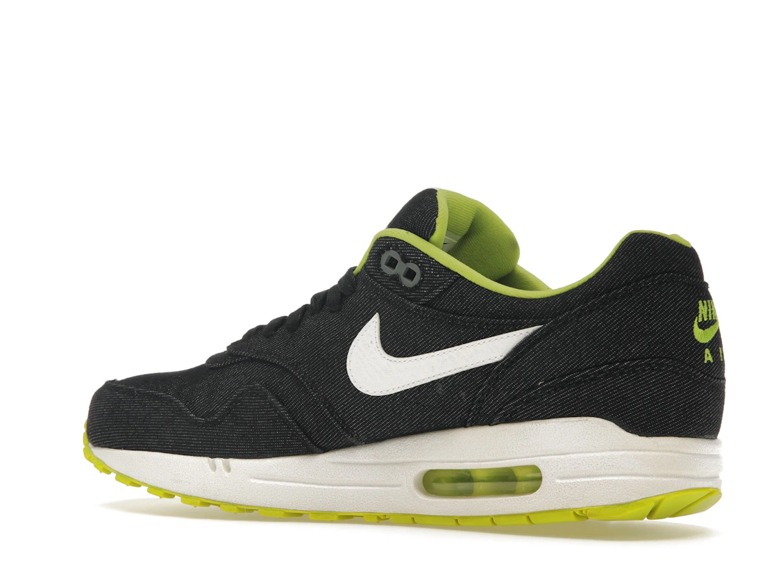 Vue 22 de Nike Air Max 1 Black Denim Cyber