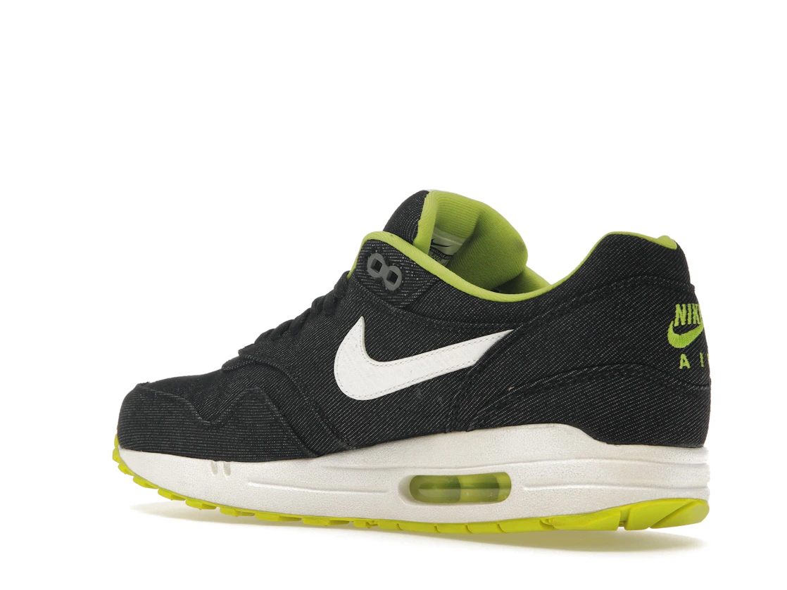 Vue 23 de Nike Air Max 1 Black Denim Cyber