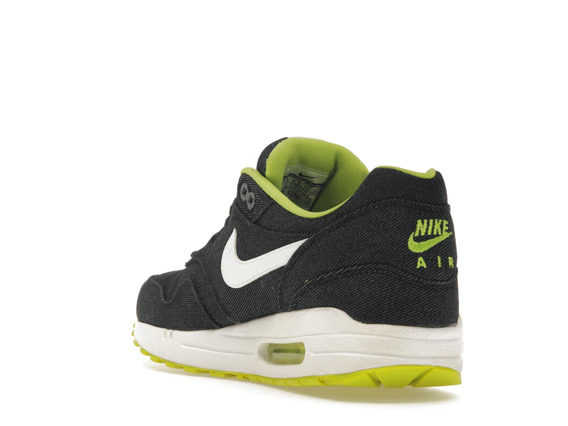 Vue 25 de Nike Air Max 1 Black Denim Cyber