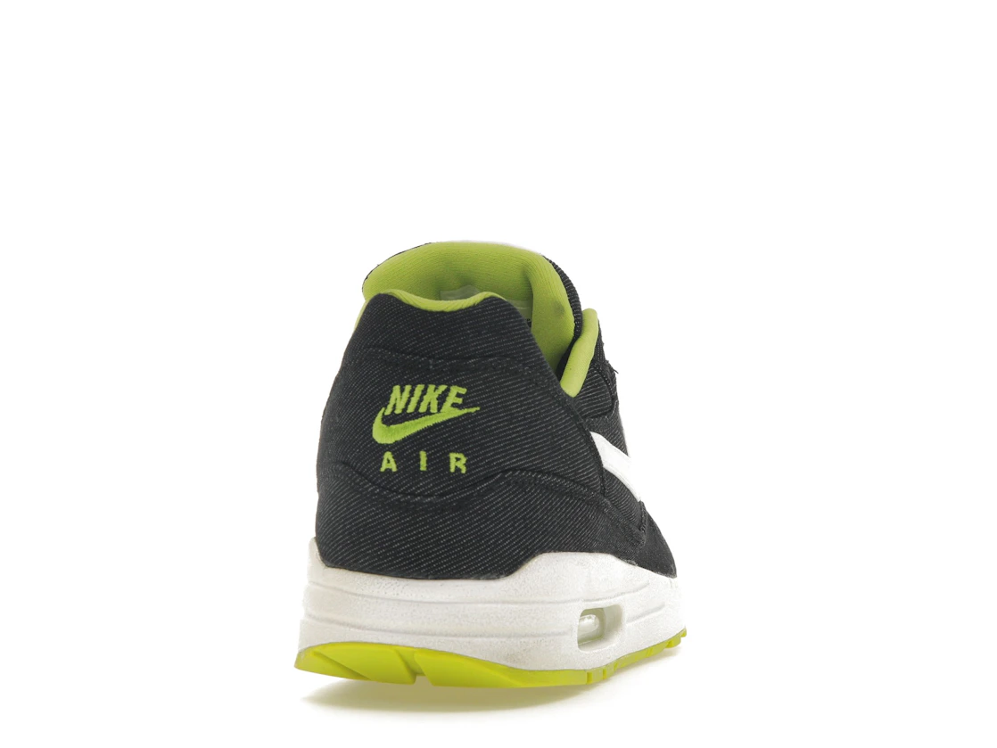 Vue 29 de Nike Air Max 1 Black Denim Cyber