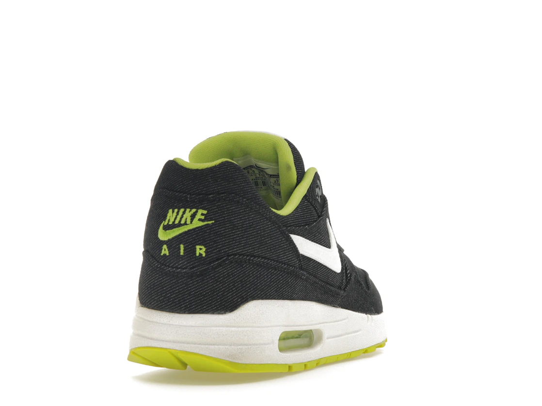 Vue 30 de Nike Air Max 1 Black Denim Cyber