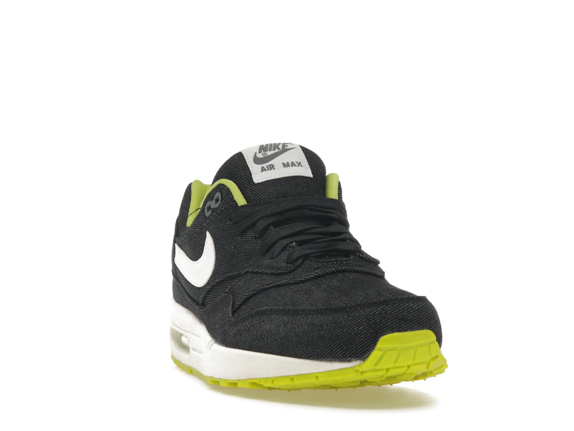 Vue 8 de Nike Air Max 1 Black Denim Cyber