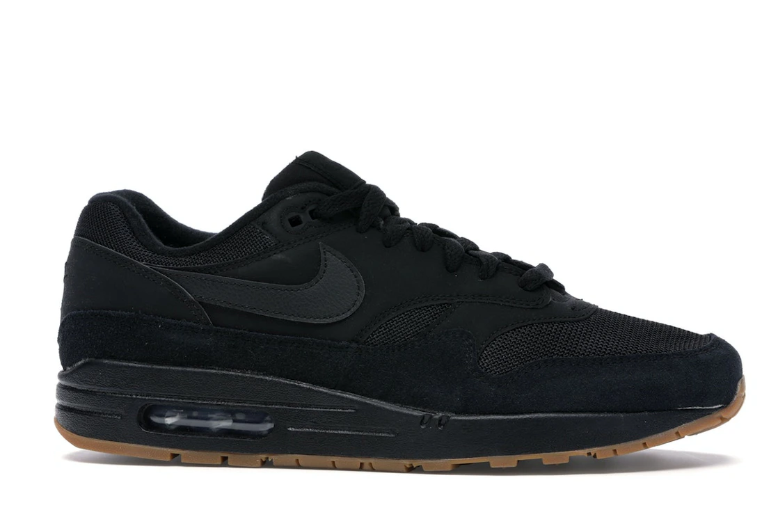 Vue 2 de Nike Air Max 1 Black Gum