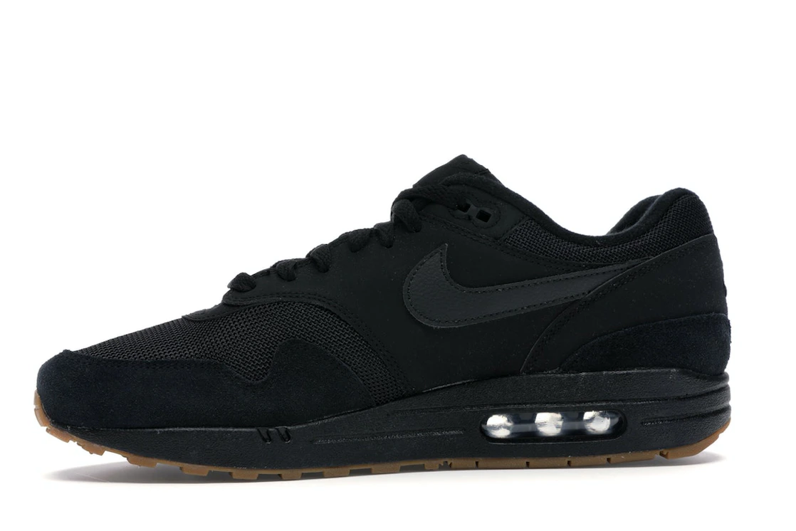 Vue 18 de Nike Air Max 1 Black Gum