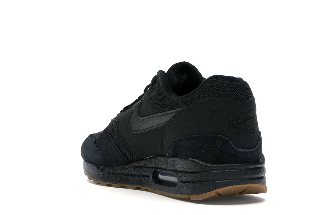 Vue 25 de Nike Air Max 1 Black Gum